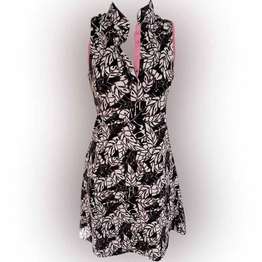 Sport Haley Golf Dress -S black /white , polyester spandex
